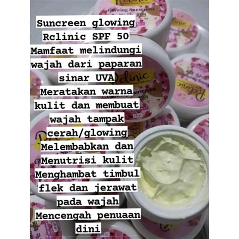 Jual Suncreen Rclinic Sfp Pa Untuk Pemakaian Siang Shopee