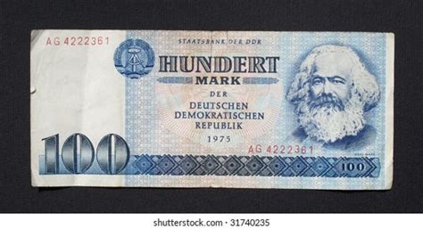 Mark Banknote Ddr East Germany Foto Stok Shutterstock