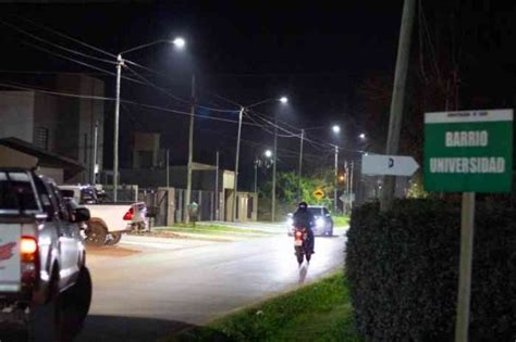 Instalan Nuevas Luces Led En El Barrio Universidad Lujan Hoy