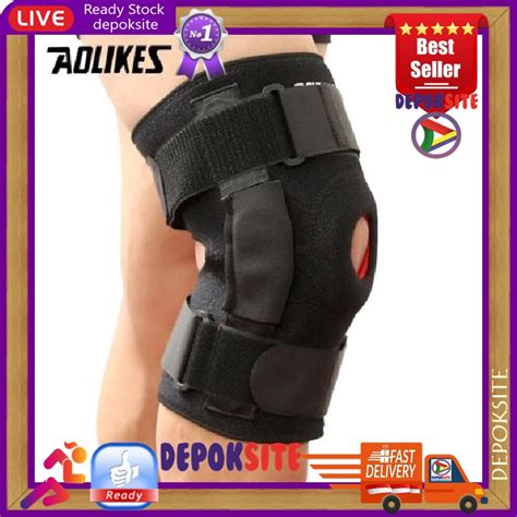 Jual Aolikes Knee Pad Support Penyangga Lutut Almunium Plate Knee