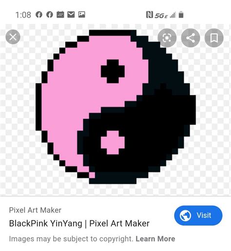 The Pixel Art Maker App On Iphone Shows An Image Of A Pink Donut With