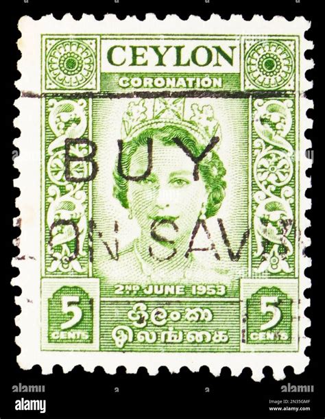 MOSCOW RUSSIA FEBRUARY 4 2023 Postage Stamp Printed On Ceylon