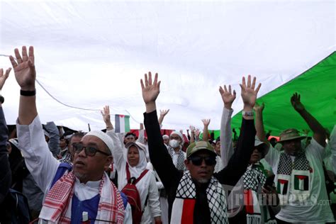 Aksi Aliansi Rakyat Indonesia Bela Palestina Foto