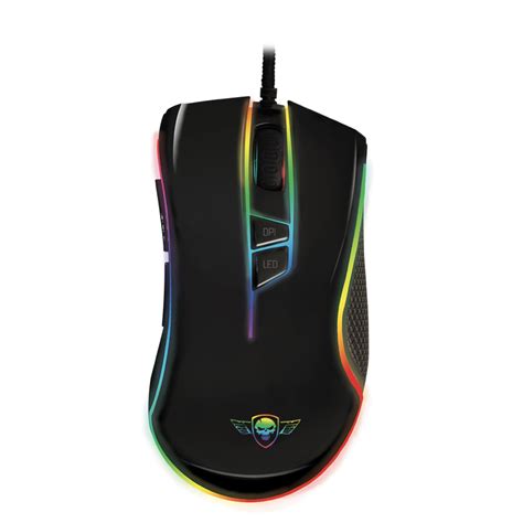 Spirit Of Gamer Elite M20 Black RGB Mouse 4000DPI 7 Boutons S