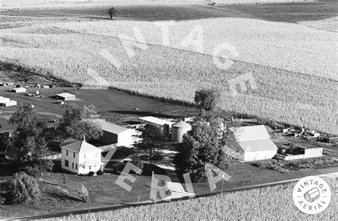 Vintage Aerial Illinois Rock Island County 1976 33 BRI 16