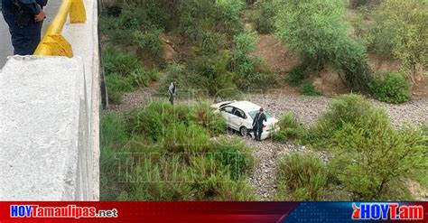 Hoy Tamaulipas Tamaulipas Conductor Se Salva De Morir Tras Caer A Un