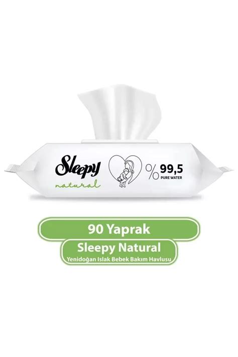 Sleepy Natural Yenidoğan 90 Yaprak Islak Mendil