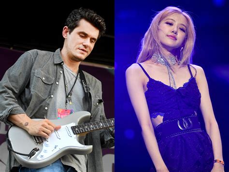 John Mayer gifts BLACKPINK’s Rosé a PRS Silver Sky guitar in Roxy Pink