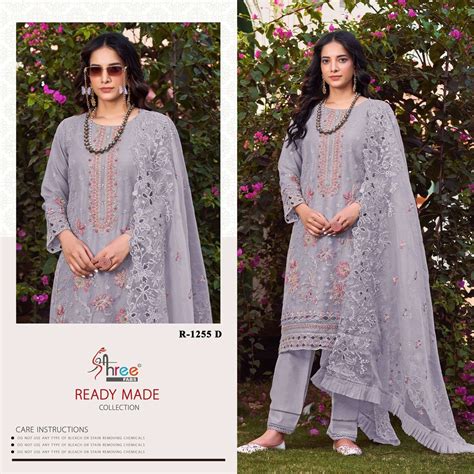 R Nx By Shree Fabs Heavy Embroidered Organza Pakistani Dresses