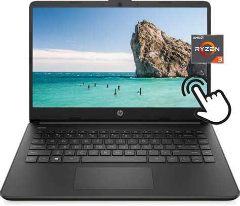 Hp Micro Edge Hd Touchscreen Laptop Computer Amd Ryzen U