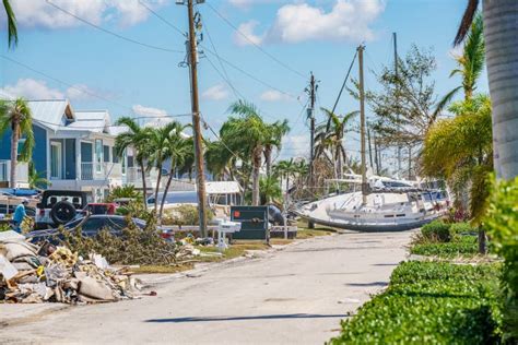 Neighborhoods Destroyed By Hurricane Ian Fort Myers Beach Fl Editorial