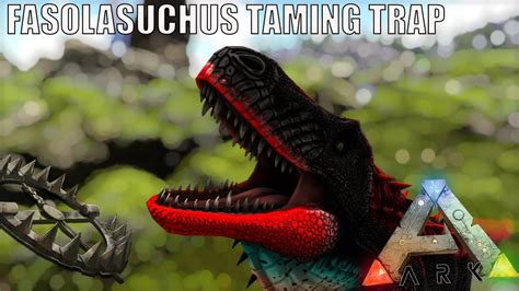 Fasolasuchus Taming Tutorial Ark Modded Gameplay Youtube