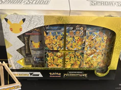 COFFRET POKEMON CELEBRATIONS 25 ans Pikachu V Union FR Neuf et Scellé