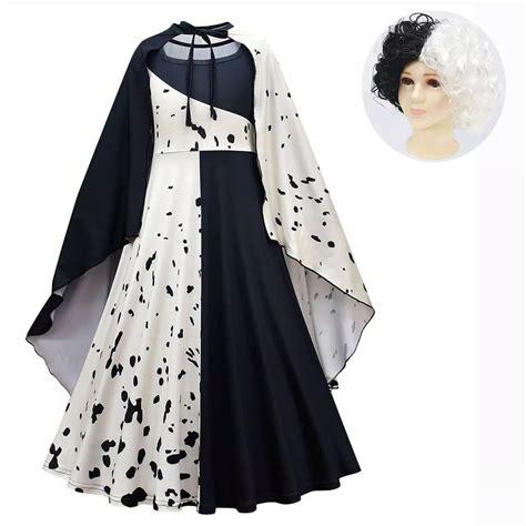 Cruella De Vil Cosplay Costume - Dzordz Shop