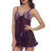 Off Women Deep V Neck Sexy Floral Lace Teddy Lingerie Two