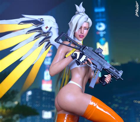 Mercy Tactical Angel By Str Hl Hentai Foundry