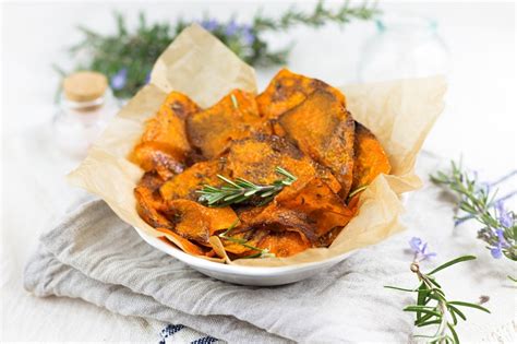 Ricetta Chips Di Zucca Al Rosmarino Cucchiaio D Argento