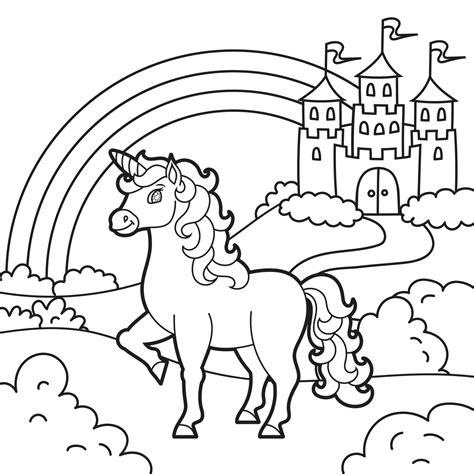 Unicorn Coloring Pages Printable