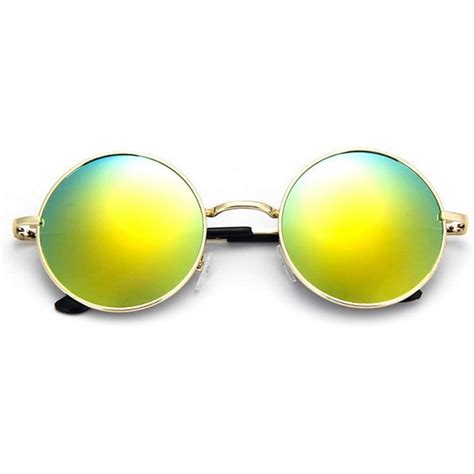 Retro Vintage Silver Gothic Steampunk Round Metal Sunglasses Men Women Mirrored Circle Sun