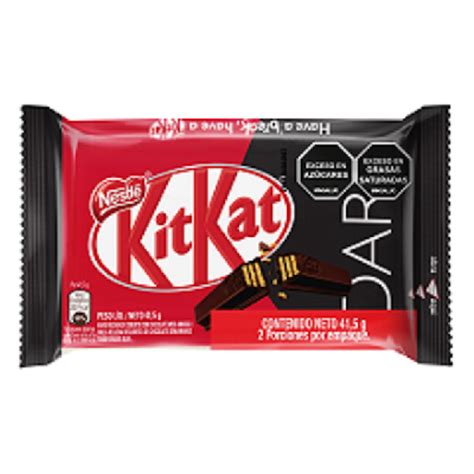 Chocolatina Kit Kat Dedos Chocolate Oscuro X 41 5 Gr