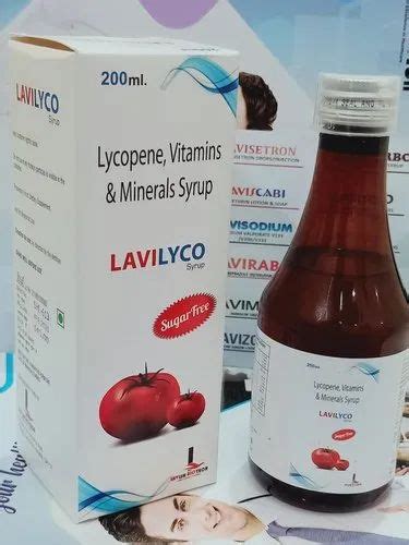 Syrup Lycopene 6 Vitamin A Vitamin E Vitamin C Minerals Sugar