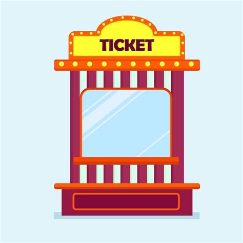 Ticket Booth Club Penguin Rewritten Wiki Fandom Clip Art Library