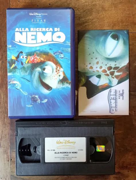 Vhs Alla Ricerca Di Nemo Walt Disney Ottima Leggere Descrizione