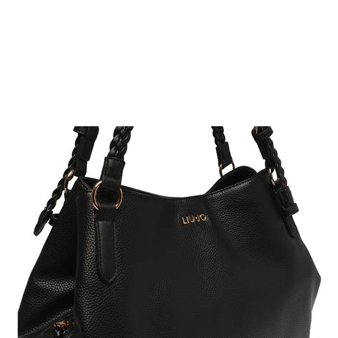 Borsa A Spalla Liu Jo Donna Ecs M Satchel Liu Jo Campanula Nera