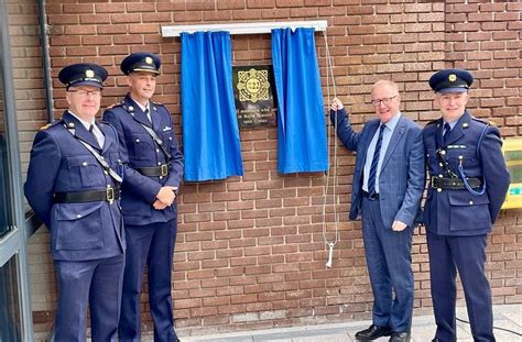 Plaque Unveiled And Medals Presented At Boyle Garda Station Boyle