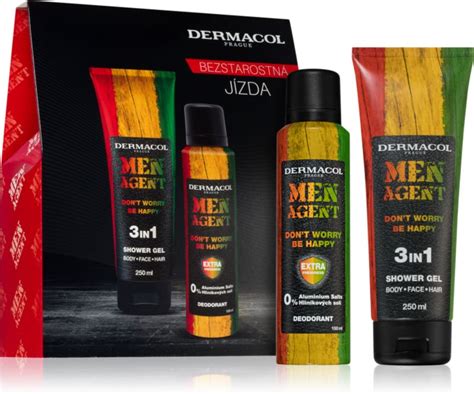 Dermacol Men Agent Dont Worry Be Happy Gift Set For The Body For Men