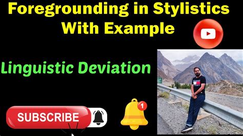 Foregrounding Theory In Stylistics Foregrounding By Deviation Example