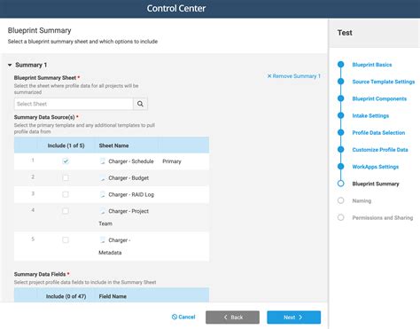 Smartsheet Control Center Create A Blueprint Smartsheet Learning Center