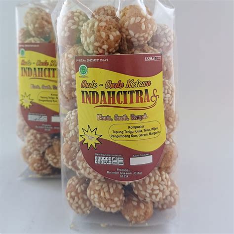 Jual Ghulmart Jajan Cemilan Kue Kering Onde Onde Ketawa Indah Citra