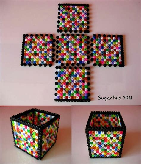 Perler Bead Box Template