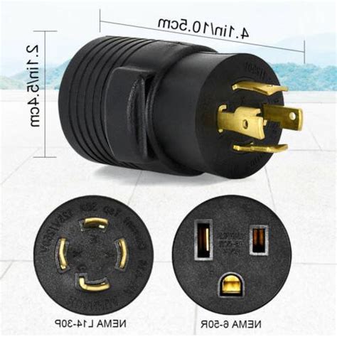 220-250V Dryer Welder Outlet Adapter Connector Plug 30AMP