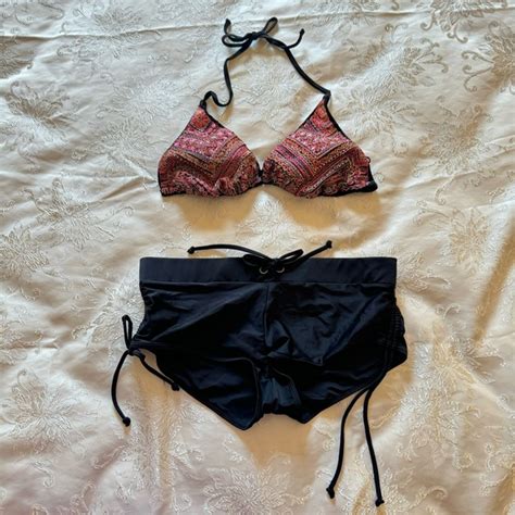 Xhilaration Swim Nwt Xhilaration Bikini Top And Bottom Size M Poshmark
