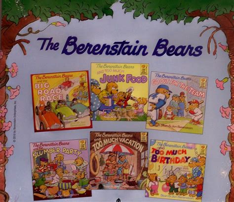 Berenstain Bears Set The Big Road Race Berenstain Bears And Too Much Junk Food Berenstain