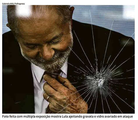 Montagem De Lula Como Alvo Fotojornalismo