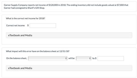Solved Garner Supply Company Reports Net Income Of Chegg