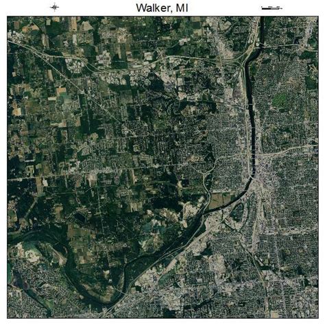 Aerial Photography Map of Walker, MI Michigan