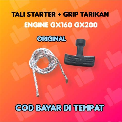 Jual Tali Tarikan Starter Grip Pegangan Stater Engine Gx Gx