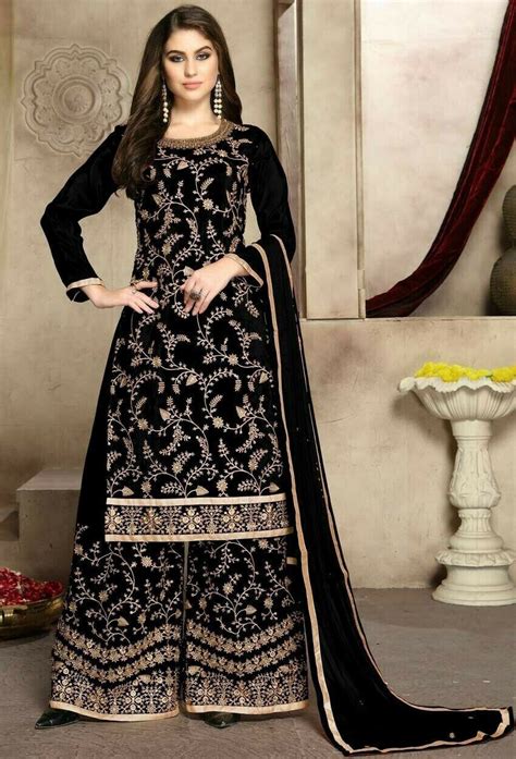 Women Pakistani Salwar Kameez Suit Indian Wedding Palazzo Etsy