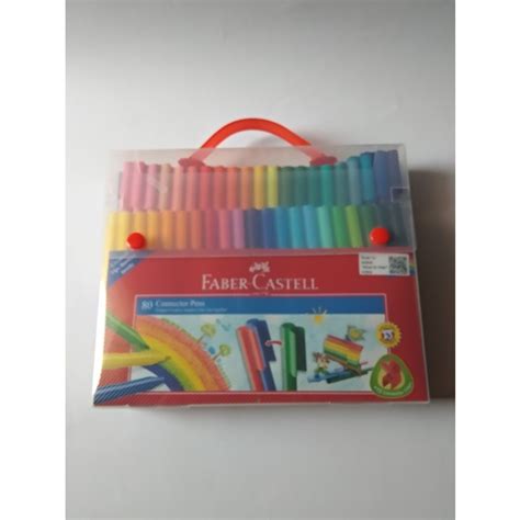 Jual Spidol Faber Castell Connector Pens 80 Warna Shopee Indonesia