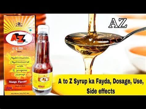 A To Z Syprup A To Z Syrup Benefits Review Healthy Life