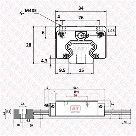 Hgh Ca Hiwin Hgh Series Linear Guide Blocks Cnc Linear