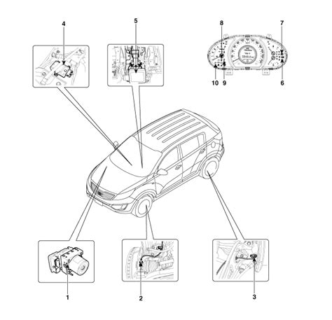 Kia Sportage Components And Components Location ESC Electronic