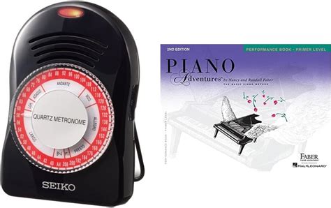 Seiko Sq50 V Quartz Metronome And Piano Adventures