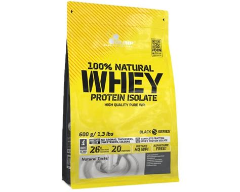 Odżywka Białkowa Olimp Sport Nutrition Natural Whey Protein Isolate 600 G Suplement Diety