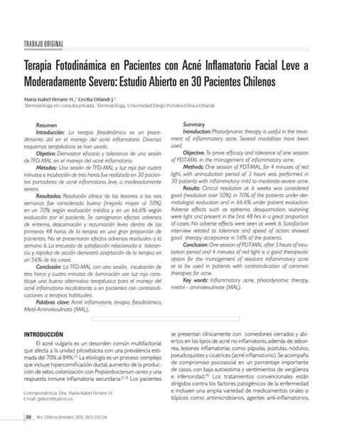 Pdf Terapia Fotodin Mica En Pacientes Con Acn In Amatorio Dokumen Tips