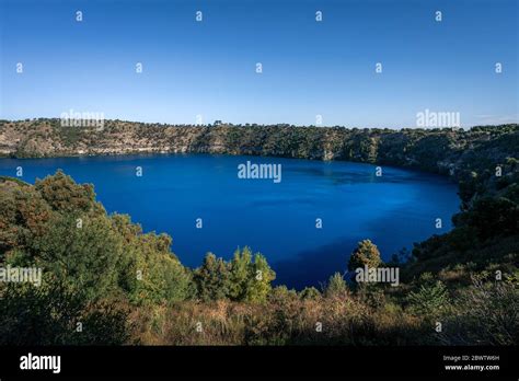 Blue lake, Mt Gambier, Australia Stock Photo - Alamy